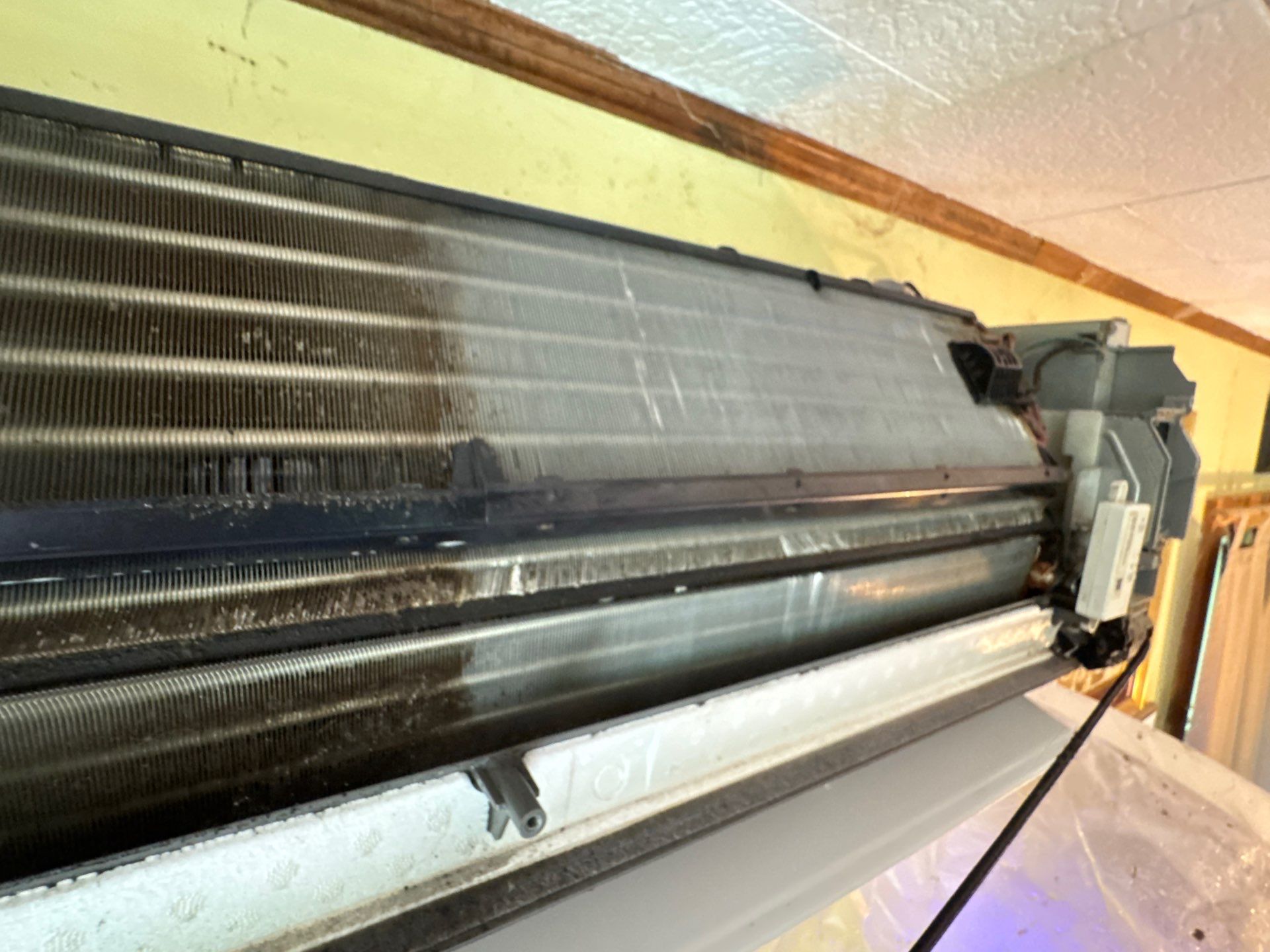 Clean, well-maintained mini-split heat pump